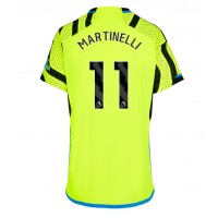 Camisa de Futebol Arsenal Gabriel Martinelli #11 Equipamento Secundário Mulheres 2023-24 Manga Curta